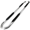 Spec-D Tuning 15-Up Ford F150 3 Inch Side Step Bar Chrome - Crew Cab SSB3-F15015CCS2-WB